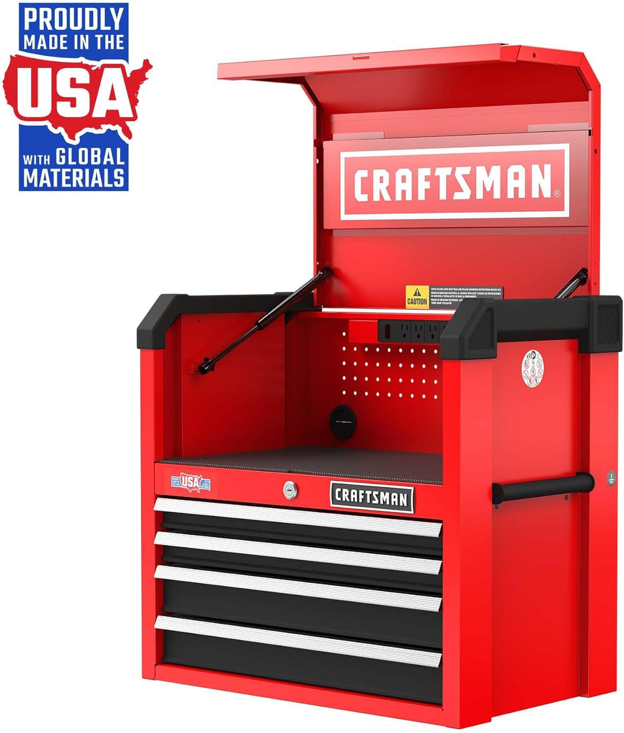 CRAFTSMAN 26 in 4-Drawer Tool Chest (S2000) (CMST98267RB)