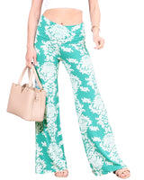 Popana Palazzo Pants for Women Casual Summer Wide Leg Beach Pants Plus Size Made in USA