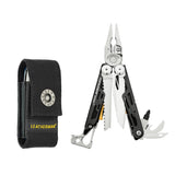 LEATHERMAN, Signal, 19-in-1 Multi-tool for Outdoors, Camping, Hiking, Fishing, Survival, Durable & Lightweight EDC, Made in the USA, Aqua/Silver with Nylon Sheath