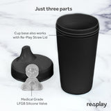 Re-Play Made in USA 10 Oz. Sippy Cups for Toddlers, Pack of 4 - Reusable Spill Proof Cups for Kids, Dishwasher/Microwave Safe - Hard Spout Sippy Cups for Toddlers 3.13" x 6.25", Desert Roses