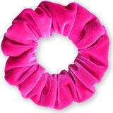 Velvet Scrunchies Premium Plush Soft Ponytail Holder Made in the USA Black