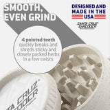 Santa Cruz Shredder Herb and Spice Grinder Made in USA (White)