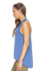 Expert Brand USA-Made Women's Soft Casual Activewear Siro V-Neck Racerback