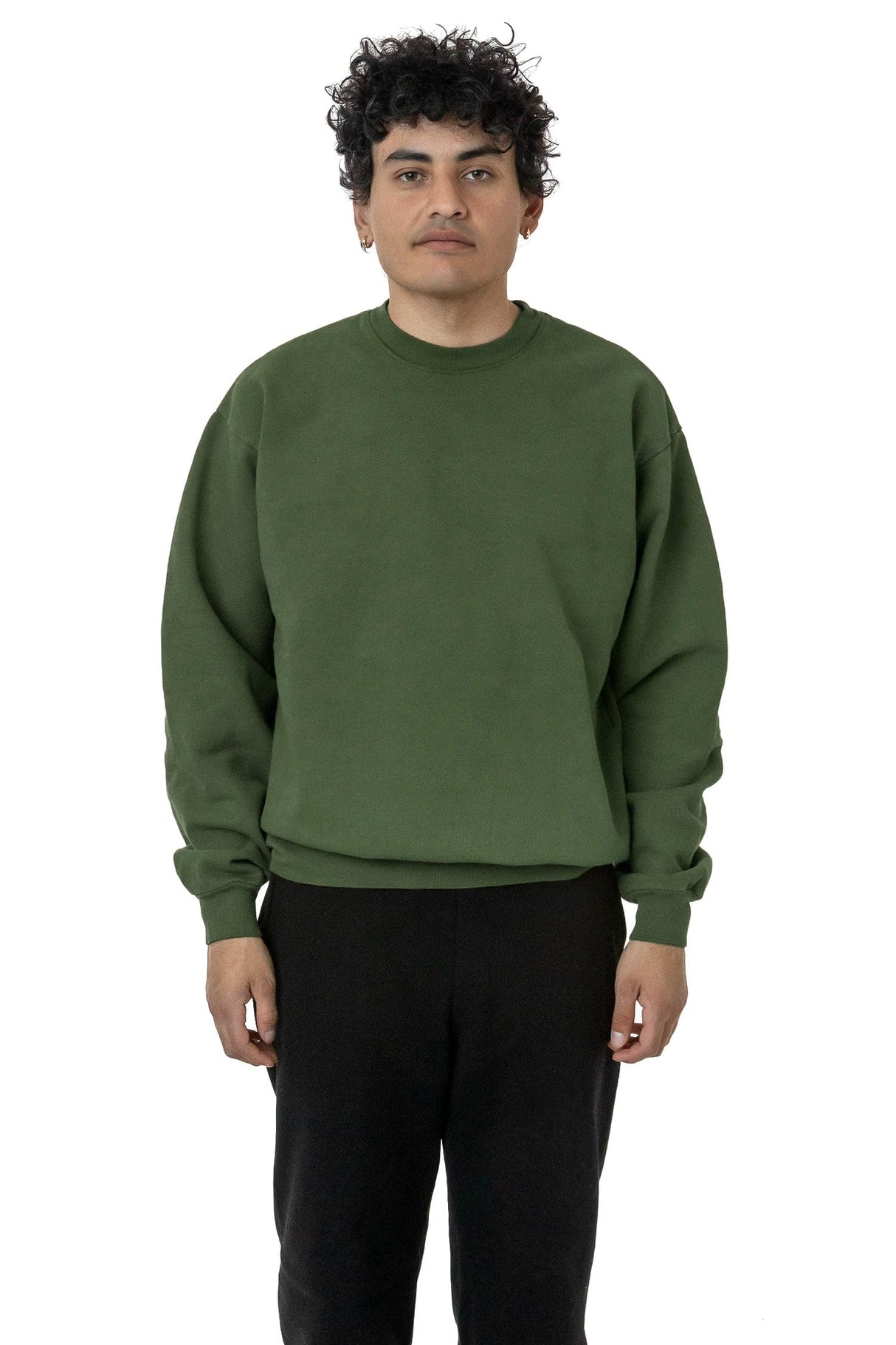 Los Angeles Apparel Heavy Fleece Crewneck Sweater (Garment Dye 2)