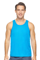 Expert Brand USA-Made Men's Drimax Active Sleeveless Muscle Shirt for Training Gym Hiking Workout