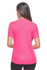 Expert Brand USA-Made Women's Drimax Dry Fit Short Sleeve Athletic T-Shirt