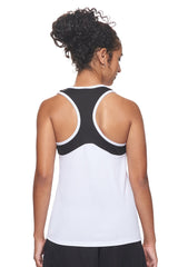 Expert Brand USA-Made Women's Oxymesh Dry Fit Sleeveless Tank Top Athletic Shirt