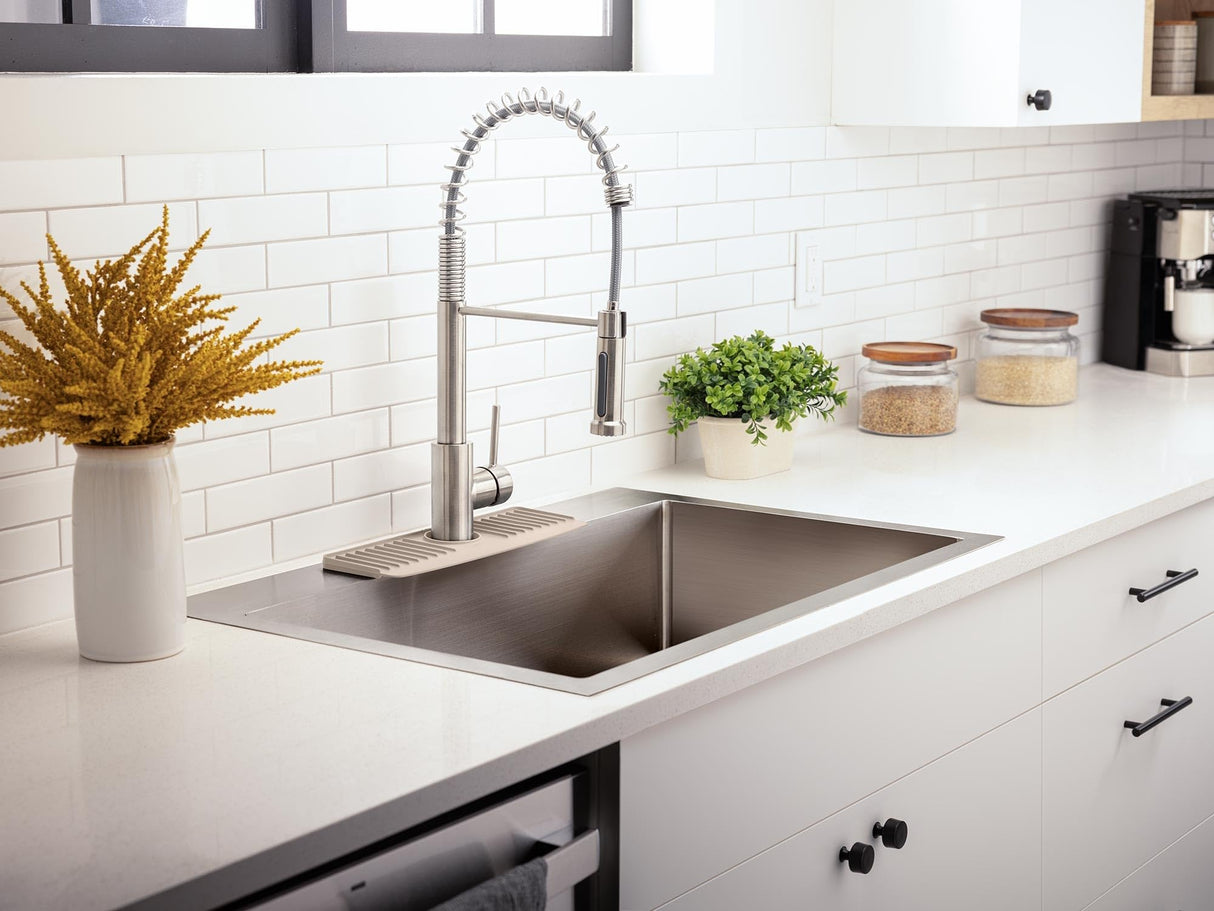 WeatherTech FaucetMat Duo - Protect Your Kitchen & Bathroom Countertops - Dark Grey/Slate