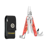 LEATHERMAN, Signal, 19-in-1 Multi-tool for Outdoors, Camping, Hiking, Fishing, Survival, Durable & Lightweight EDC, Made in the USA, Aqua/Silver with Nylon Sheath