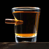 BenShot Shot Glass with Real .308 Bullet - 2oz | Made in the USA [Set of 2]