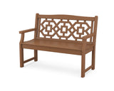 MARTHA STEWART MSTGB481BL Chinoiserie 48" Garden Bench, Black