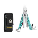 LEATHERMAN, Signal, 19-in-1 Multi-tool for Outdoors, Camping, Hiking, Fishing, Survival, Durable & Lightweight EDC, Made in the USA, Aqua/Silver with Nylon Sheath