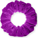 Velvet Scrunchies Jumbo Size Plush Big Ponytail Holders Thick Braided Locked Hair Big Made in the USA Green Pine