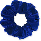Velvet Scrunchies Premium Plush Soft Ponytail Holder Made in the USA Black