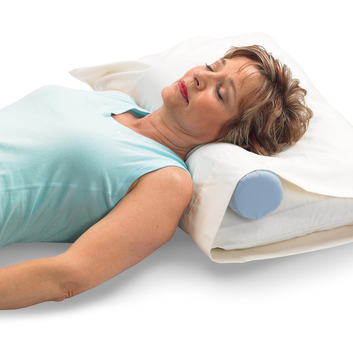 OPTP The Original McKenzie Cervical Roll, 20" Neck Support Pillow to Relieve Neck and Back Pain - Round Pillow for Improved Sleeping Support and Cervical Pain Relief - Made in The USA