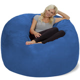 Chill Sack Bean Bag Chair: Giant 6' Memory Foam Furniture Bean Bag - Big Sofa with Soft Micro Fiber Cover, Charcoal