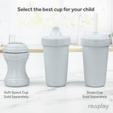 Re-Play Made in USA 10 Oz. Sippy Cups for Toddlers, Pack of 4 - Reusable Spill Proof Cups for Kids, Dishwasher/Microwave Safe - Hard Spout Sippy Cups for Toddlers 3.13" x 6.25", Desert Roses