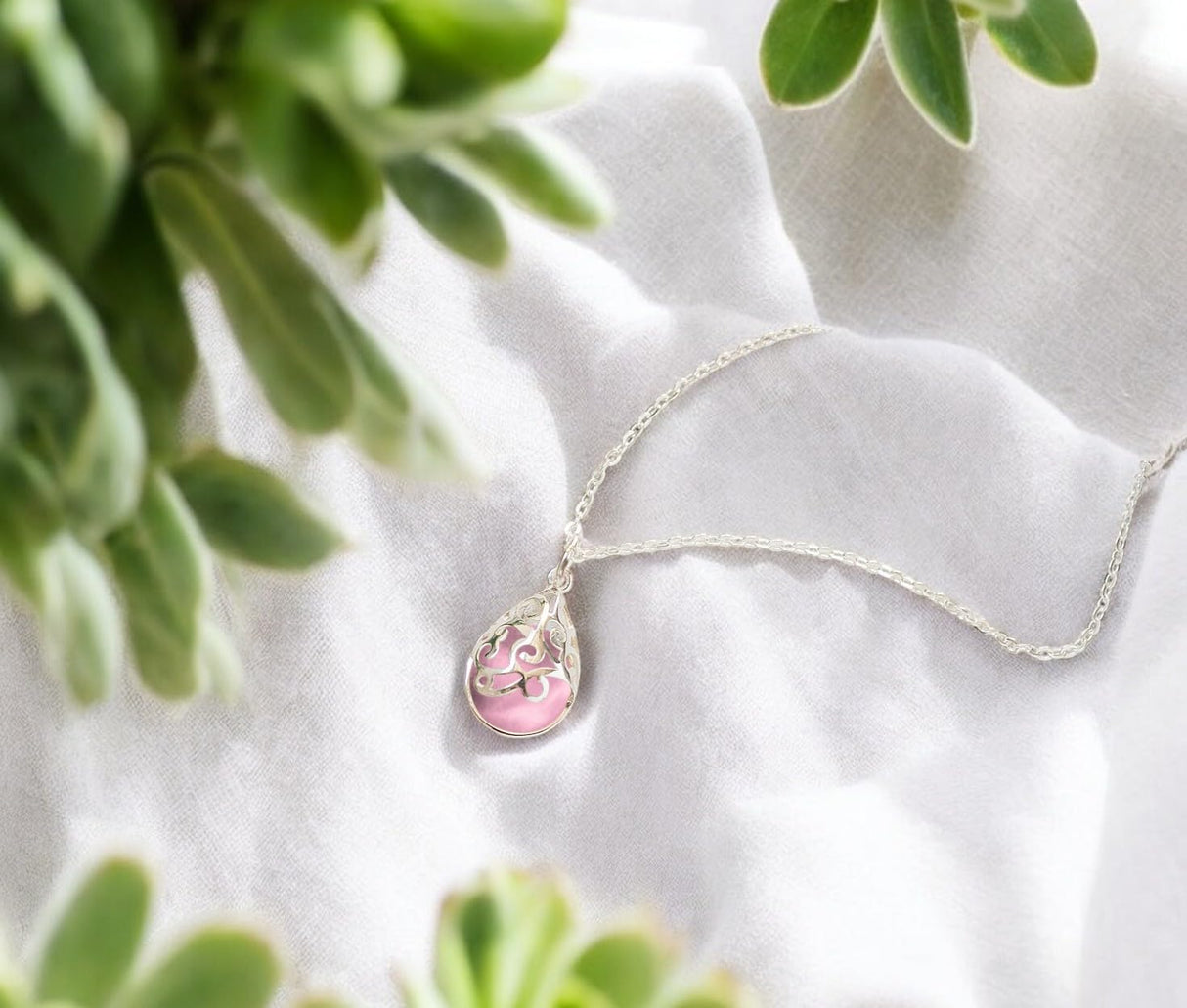 Bottled Up Designs Handmade Filigree Teardrop Necklace, Recycled Vintage Mason Jar, Sterling Silver, Eco Friendly, Made in USA, Birthday Gifts, Mothers Day, Women, Anniversary (Mason Jar Aqua)
