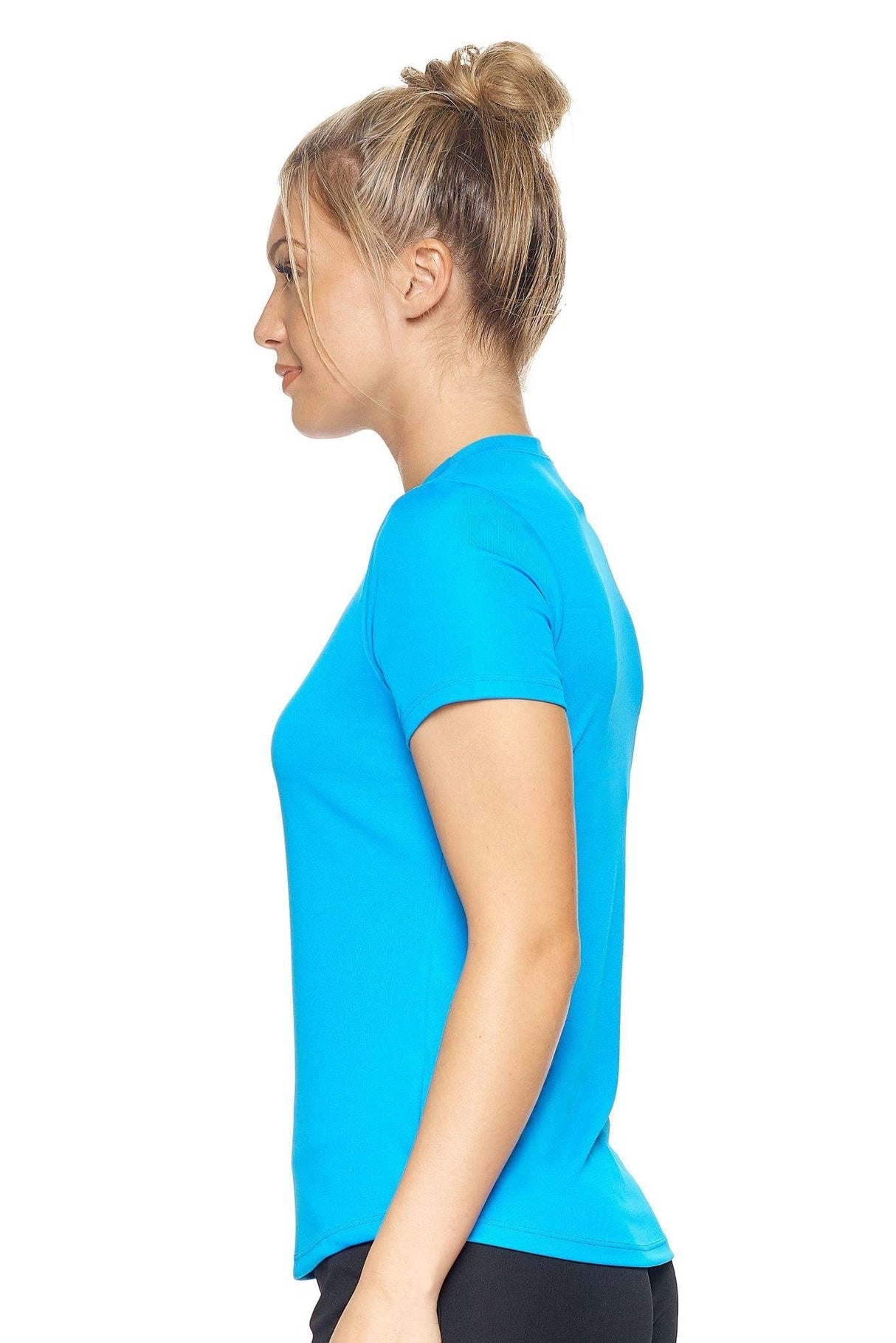 Expert Brand USA-Made Women's Drimax Dry Fit Short Sleeve Athletic T-Shirt