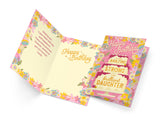 Prime Greetings Friend Birthday Card, Made in America, Eco-Friendly, Thick Card Stock with Premium Envelope 5in x 7.75in, Packaged in Protective Mailer