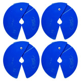 Micro Gainz Dumbbell Fractional 2.5 lb Weight Plate, Ideal for Micro Loading, (Choose Color) 4 Piece Fractional Weight Plates, Designed for Dumbbell Training, Made In USA