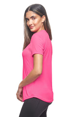 Expert Brand USA-Made Women's Drimax Dry Fit Short Sleeve Athletic T-Shirt