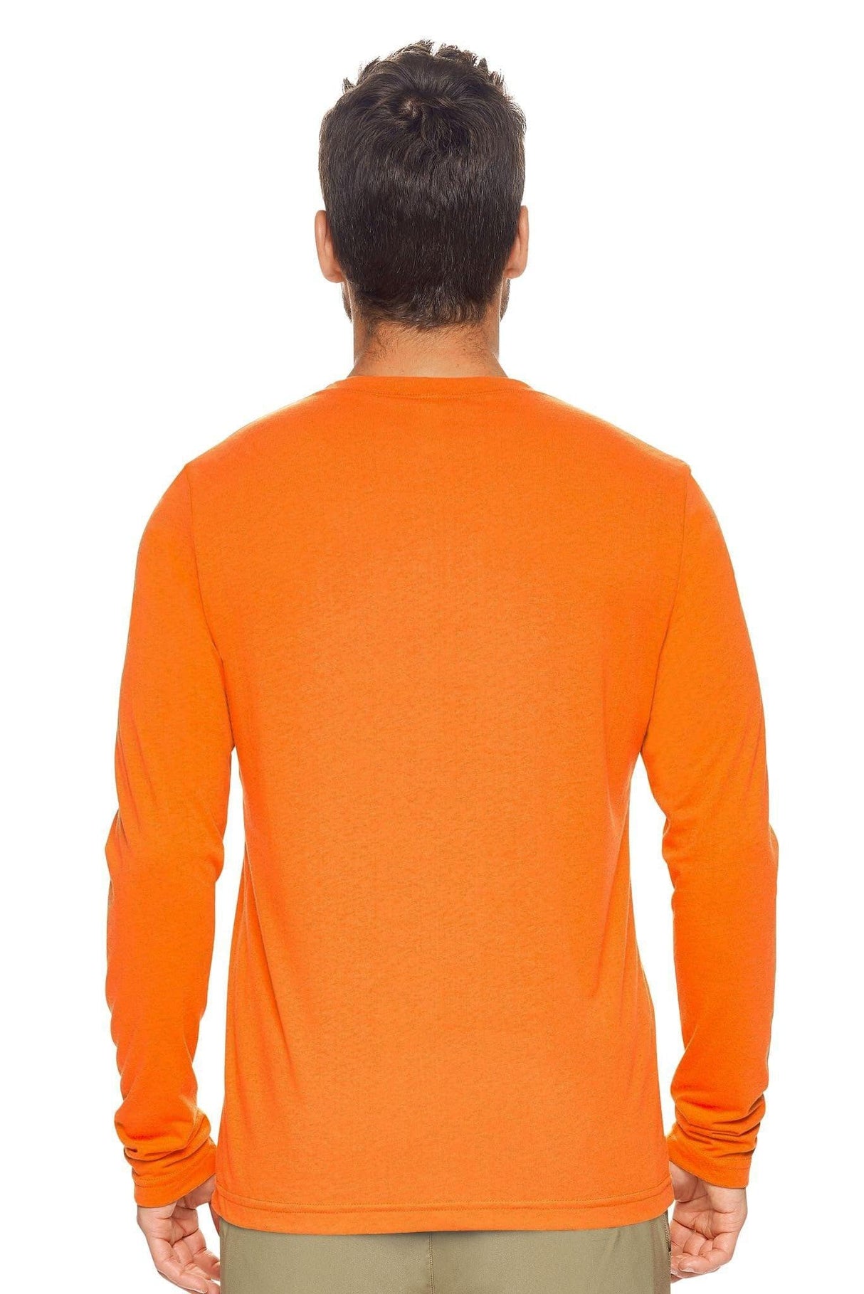 Expert Brand USA-Made Men's TriTec Activewear Performance Long Sleeve Crewneck Shirt