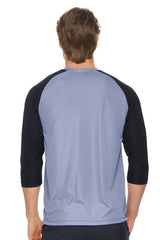 Expert Brand USA-Made Men's Drimax Dry Fit Raglan Baseball Athletic Shirt