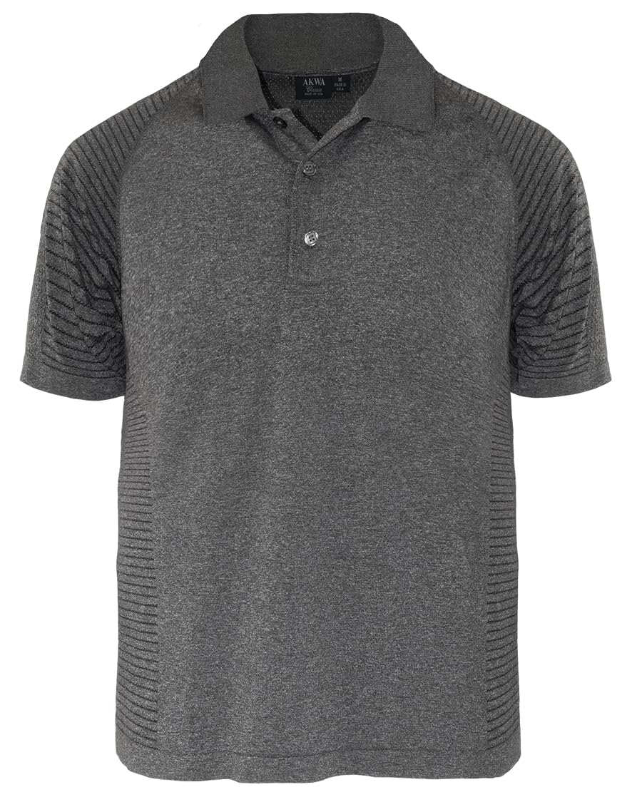 Akwa Men's Body Mapping Polo Made in USA