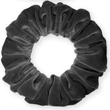 Velvet Scrunchies Jumbo Size Plush Big Ponytail Holders Thick Braided Locked Hair Big Made in the USA Green Pine