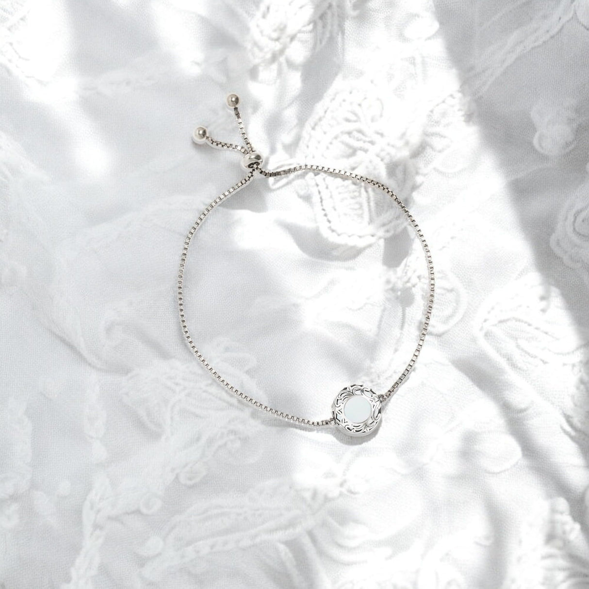 Bottled Up Designs Handmade Vintage Lace Adjustable Slider Bracelet, Recycled Glass, Sterling Silver, Eco Friendly, Made in USA, Birthday Gifts, Mothers Day, Women (Olive Wine Bottle)