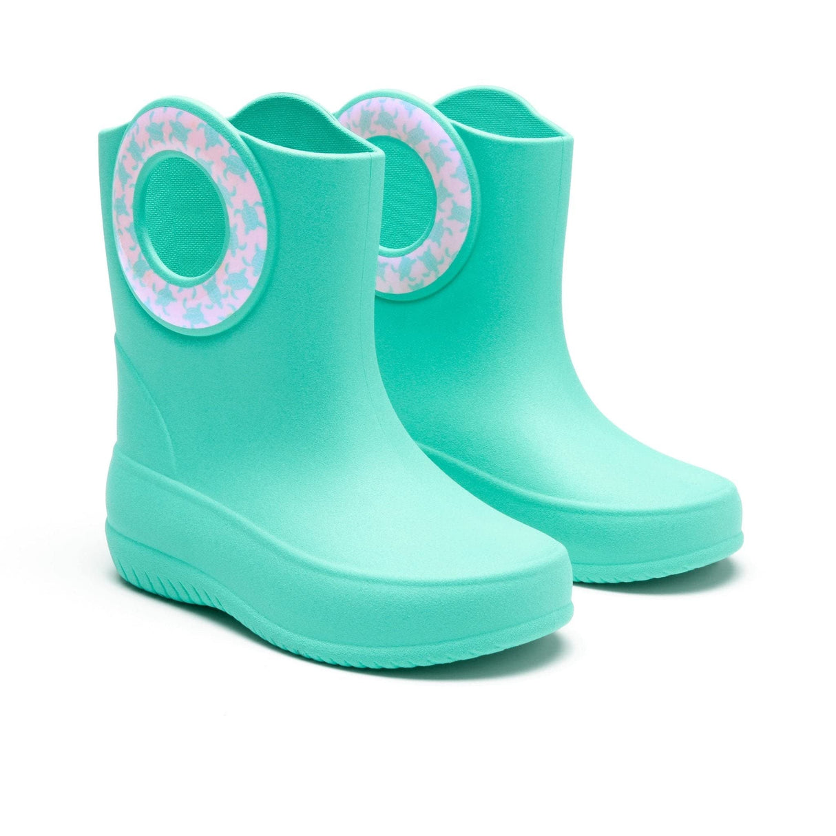 OKABASHI Kid's Kendall Rain Boot | Waterproof Design | Machine Washable | Easy-On Handles | Latex Free | Sustainably Made in the USA