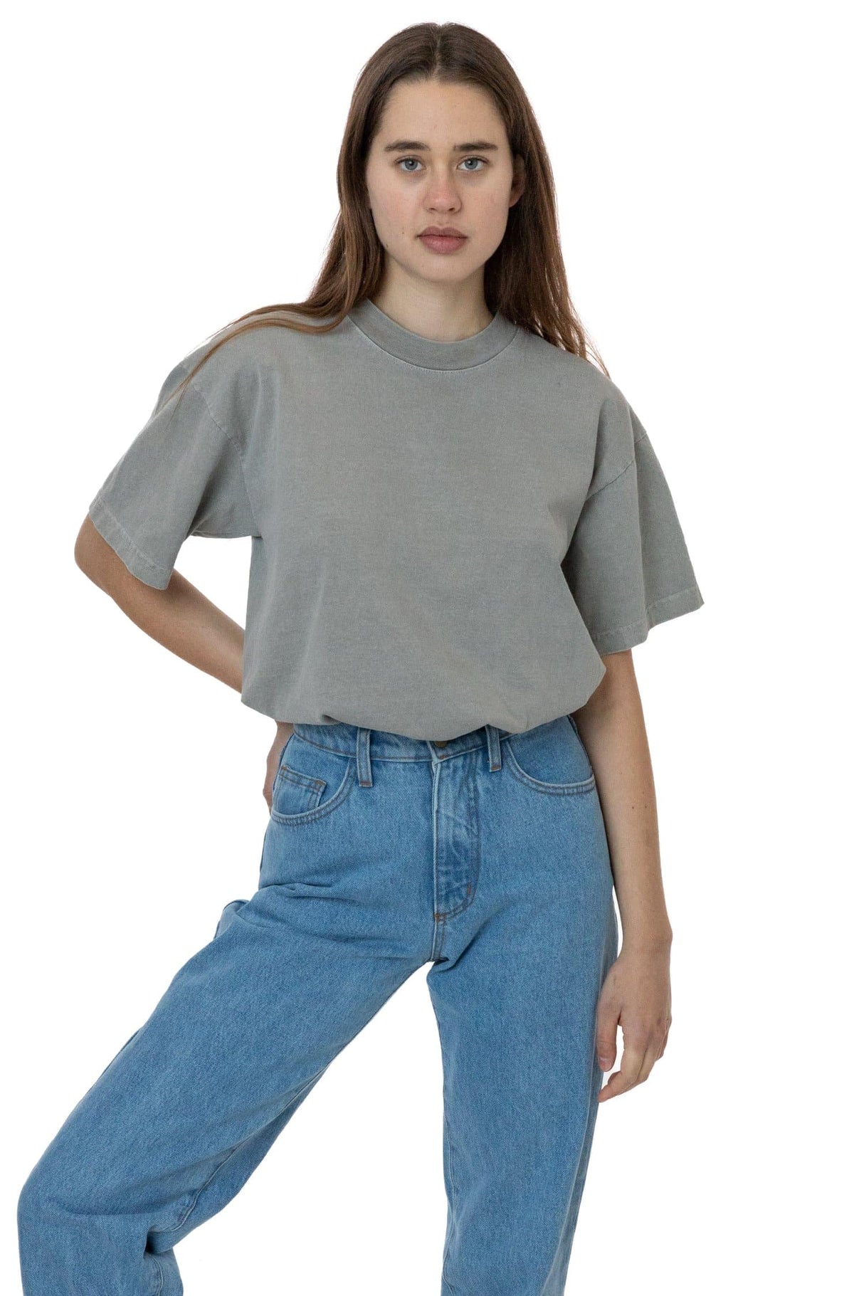 The 1801 Pigment Dye - 6.5oz Garment Dye Crew Neck T-Shirt