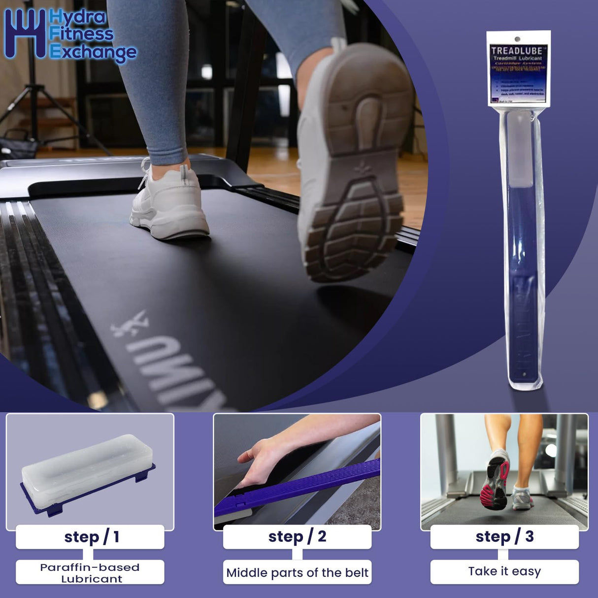Treadmill Wax Stick APPLICATOR by TREADLUBE Easy to USE P/N WAXAPP - Made in USA