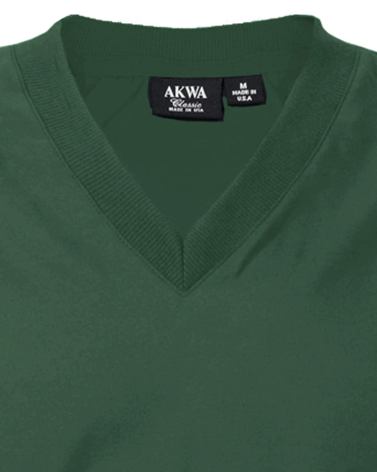 Akwa Made in USA Men's Microfiber Water Repellent V-Neck Pullover Golf Vest