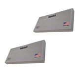 Kneeling Pad - Made in The USA - Firm, Durable and Thick Garden or Mechanics Foam Kneeling Pad, Great for Use Around The House, Garden, Job or Shop(17.5” x 8.0” x 1.5”, Gray)