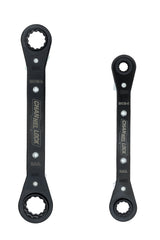 Channellock 841S 8-in-1 SAE Ratcheting Wrench Set | 8 sizes in 2 Pieces Including 5/16, 3/8, 7/16 ,9/16, 5/8, 11/16, 3/4-Inch | 12 Point Ratchet | Heat Treated for Durability | Made in USA , Black