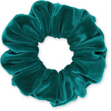 Velvet Scrunchies Premium Plush Soft Ponytail Holder Made in the USA Black