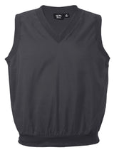 Akwa Made in USA Men's Microfiber Water Repellent V-Neck Pullover Golf Vest