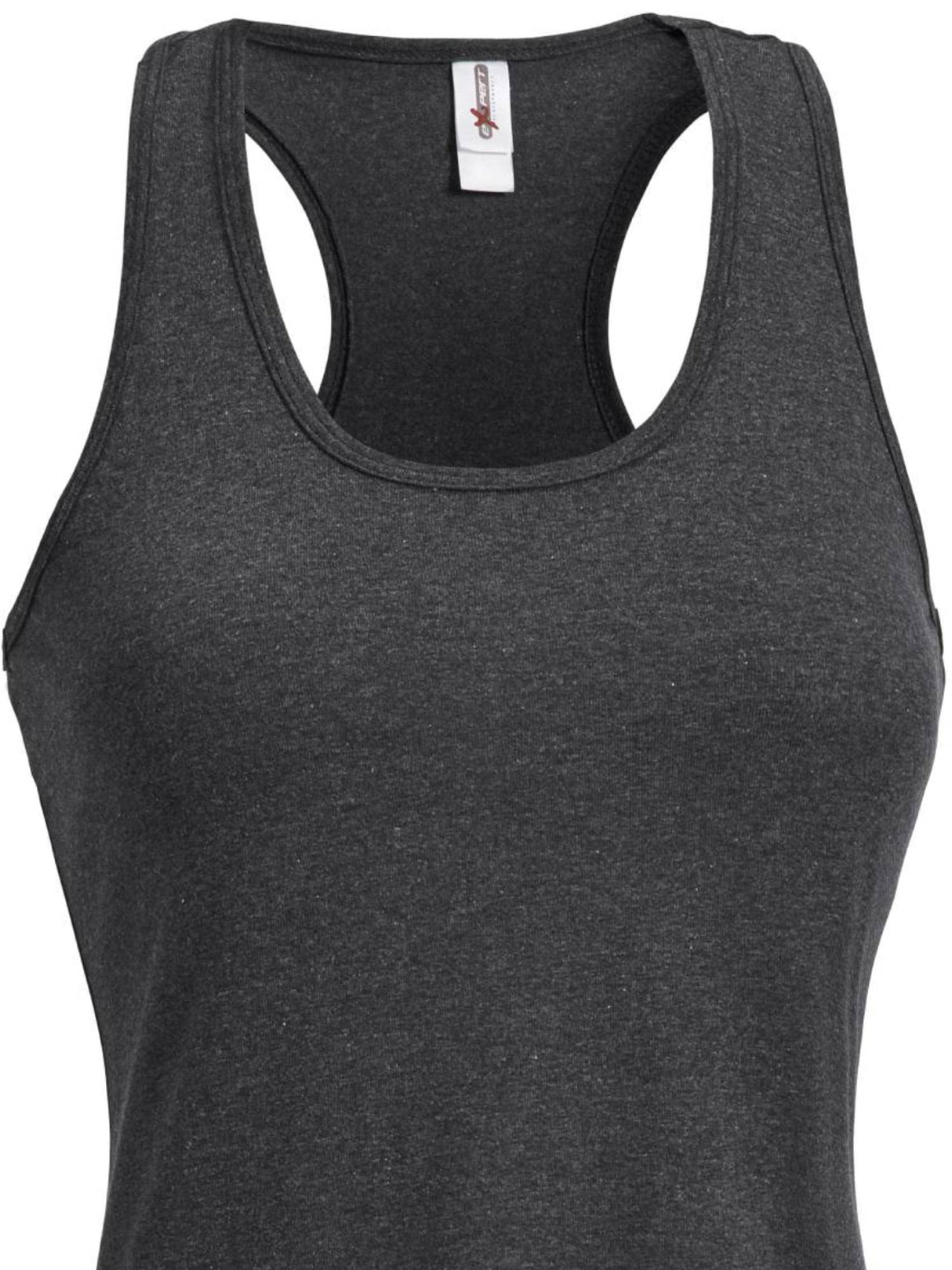 Expert Brand USA-Made Women's Performance Heather Racerback Tank Top