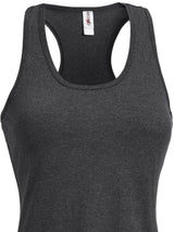 Expert Brand USA-Made Women's Performance Heather Racerback Tank Top