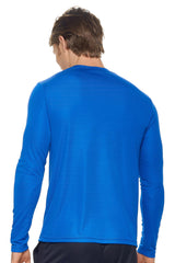 Expert Brand USA-Made Men's Drimax Long-Sleeve Active Shirt for Training Gym Hiking Workout