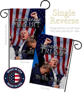 Stand with Trump Rally 2024 Flag Wall Hanging Deor for Home Poster Porch We The People President 47 MAGA Yard Sign Outdoor Patriotic Decorations, Republican Gifts Made in USA