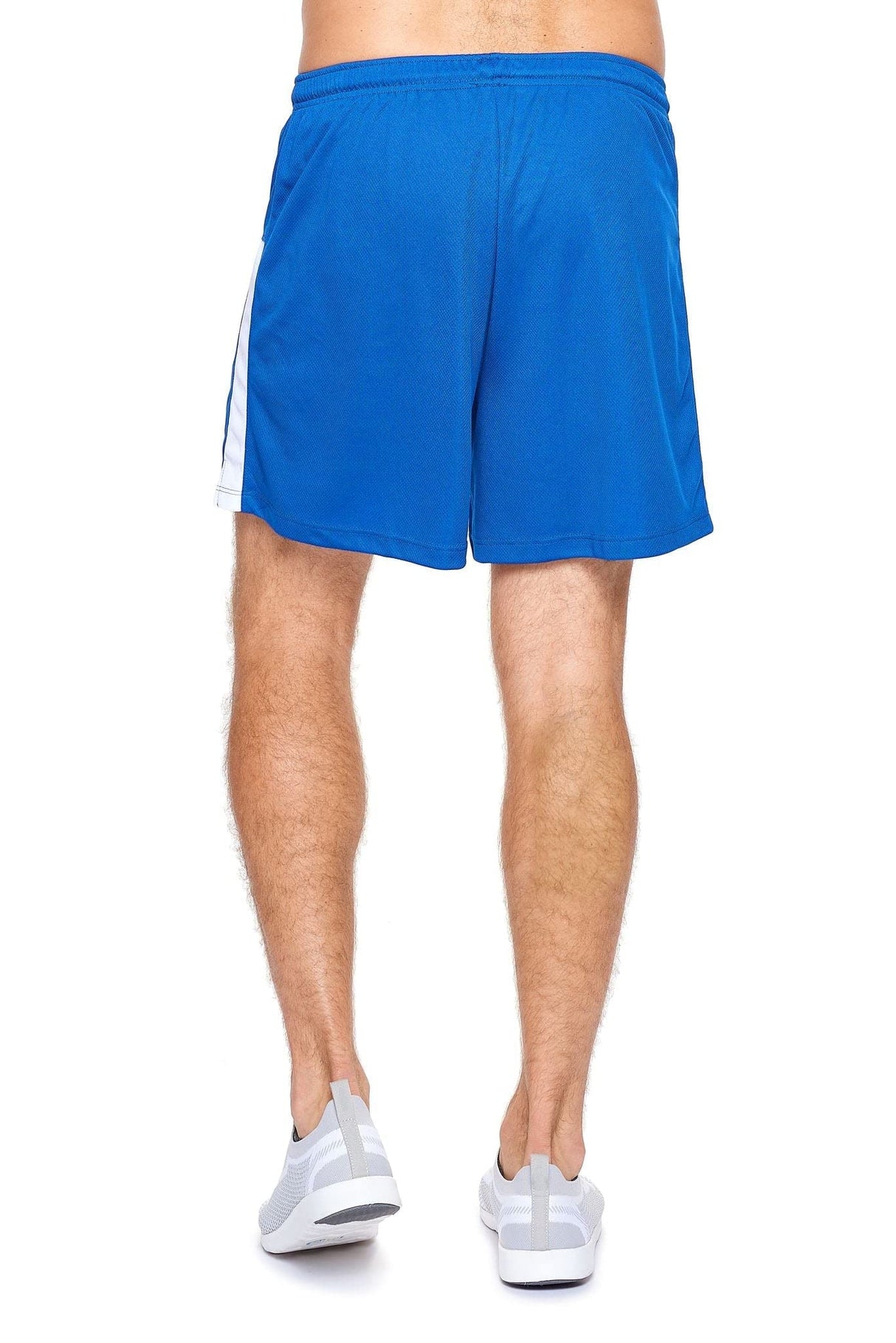 Expert Brand USA-Made Men's Oxymesh Dry Fit Premium Athletic Shorts with Briefs