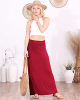 Popana Womens Long Maxi Skirt - Made in USA Long Skirts for Women Trendy - Casual Convertible Sundress Plus Size Maxi Skirt