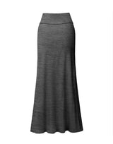 Hybrid & Company Women Versatile Fold Over Waist Maxi Skirt/Convertible Dress