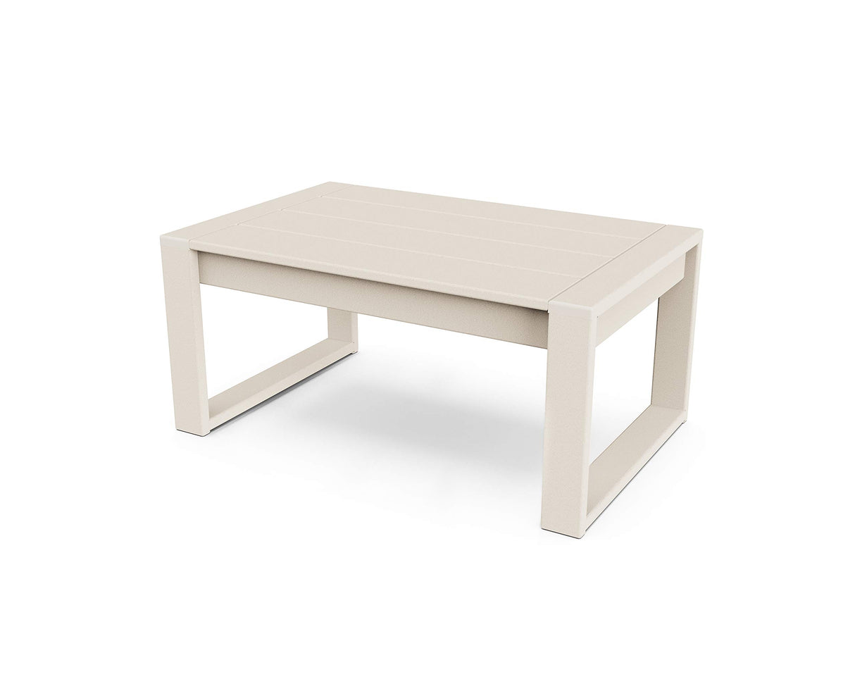 POLYWOOD® Edge Coffee Table, White