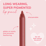 Colourpop Lippie Lip Pencil - High-Pigment, Long-Lasting Lip Liner - Sharpenable Lip Liner Pencil for High-Impact Lip Color - Vegan, Cream Formula with Precise Application - BFF 2 (0.04 oz)