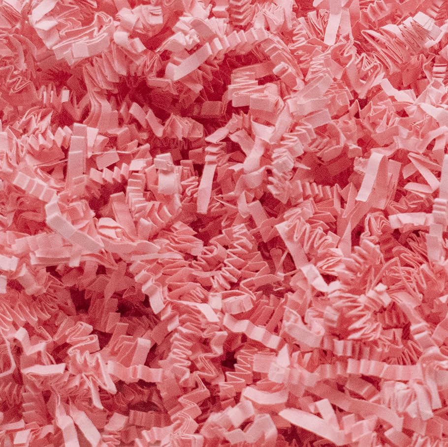 Stephanie Imports Made In USA 3-Ply Crinkle Cut Shredded Paper 2 lbs (Red & Green Christmas Mix)