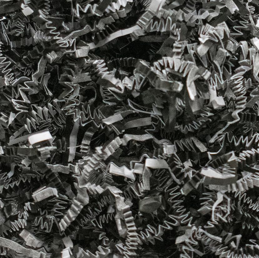 Stephanie Imports Made In USA 3-Ply Crinkle Cut Shredded Paper 2 lbs (Red & Green Christmas Mix)